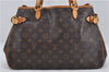 Authentic Louis Vuitton Monogram Batignolles Horizontal Tote Bag M51154 LV 7799E