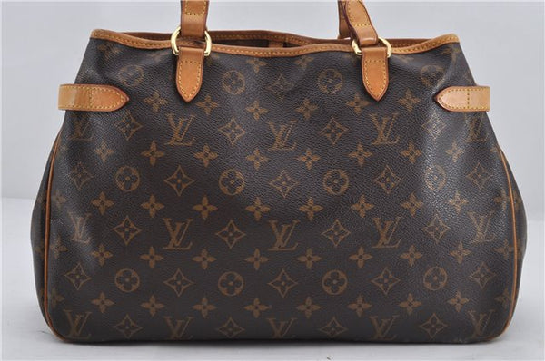Authentic Louis Vuitton Monogram Batignolles Horizontal Tote Bag M51154 LV 7799E