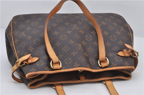 Authentic Louis Vuitton Monogram Batignolles Horizontal Tote Bag M51154 LV 7799E