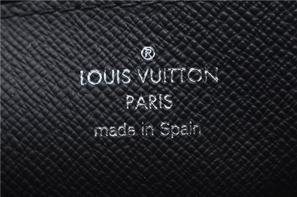 Authentic LOUIS VUITTON Monogram Eclipse Zippy XL Wallet M61698 LV 7802C