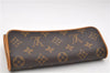 Authentic Louis Vuitton Monogram Pochette Twin PM Shoulder Bag M51854 LV 7802E