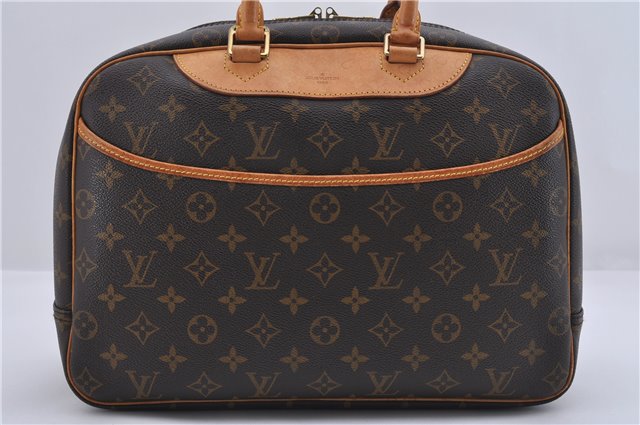 Authentic Louis Vuitton Monogram Deauville Hand Bag Purse M47270 LV 7803D