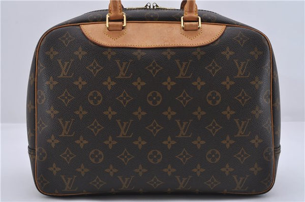 Authentic Louis Vuitton Monogram Deauville Hand Bag Purse M47270 LV 7803D
