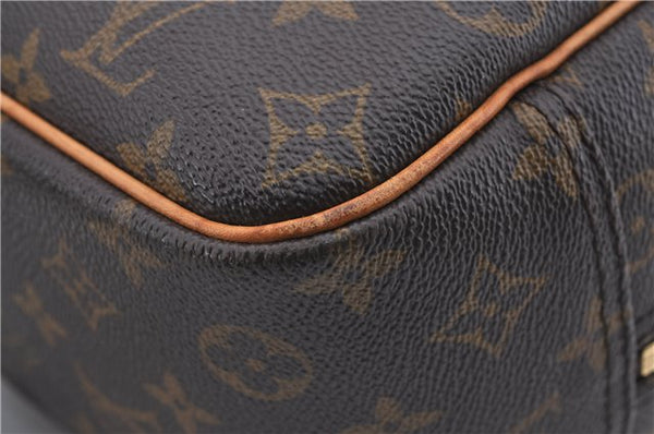 Authentic Louis Vuitton Monogram Deauville Hand Bag Purse M47270 LV 7803D