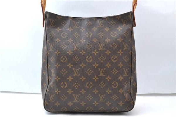 Authentic Louis Vuitton Monogram Looping GM Shoulder Bag Purse M51145 LV 7803E