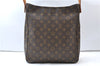 Authentic Louis Vuitton Monogram Looping GM Shoulder Bag Purse M51145 LV 7803E