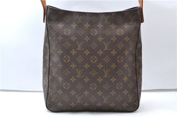 Authentic Louis Vuitton Monogram Looping GM Shoulder Bag Purse M51145 LV 7803E