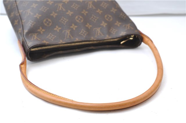 Authentic Louis Vuitton Monogram Looping GM Shoulder Bag Purse M51145 LV 7803E