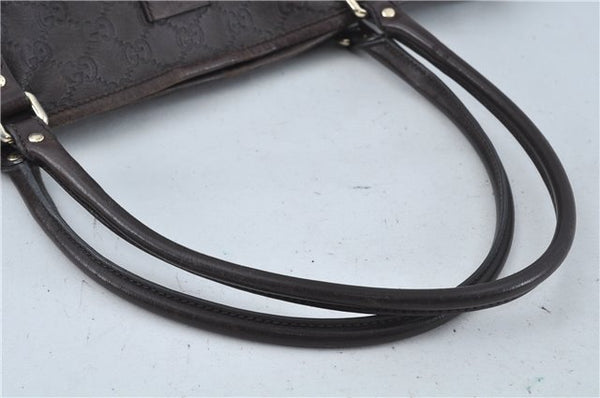 Authentic GUCCI Guccissima GG Leather Shoulder Tote Bag 197953 Brown 7804C