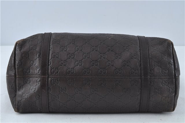 Authentic GUCCI Guccissima GG Leather Shoulder Tote Bag 197953 Brown 7804C