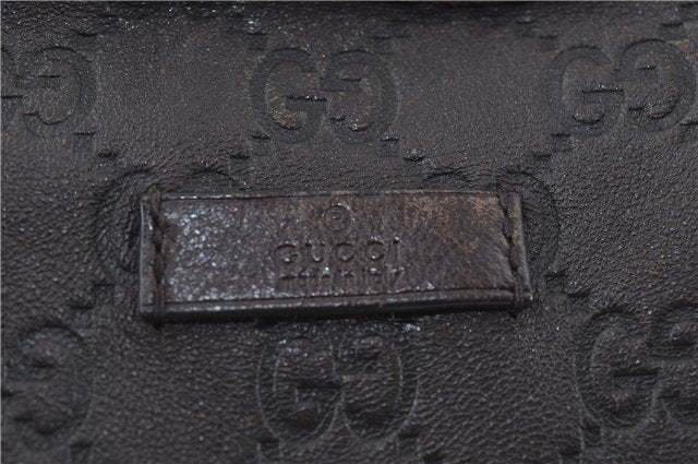 Authentic GUCCI Guccissima GG Leather Shoulder Tote Bag 197953 Brown 7804C