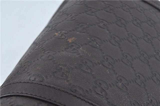 Authentic GUCCI Guccissima GG Leather Shoulder Tote Bag 197953 Brown 7804C