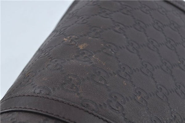 Authentic GUCCI Guccissima GG Leather Shoulder Tote Bag 197953 Brown 7804C