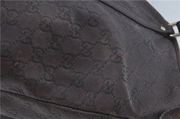 Authentic GUCCI Guccissima GG Leather Shoulder Tote Bag 197953 Brown 7804C