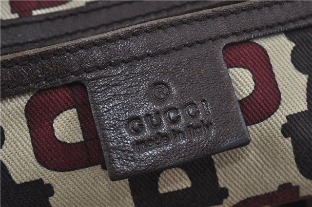 Authentic GUCCI Guccissima GG Leather Shoulder Tote Bag 197953 Brown 7804C