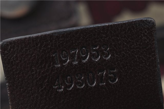 Authentic GUCCI Guccissima GG Leather Shoulder Tote Bag 197953 Brown 7804C