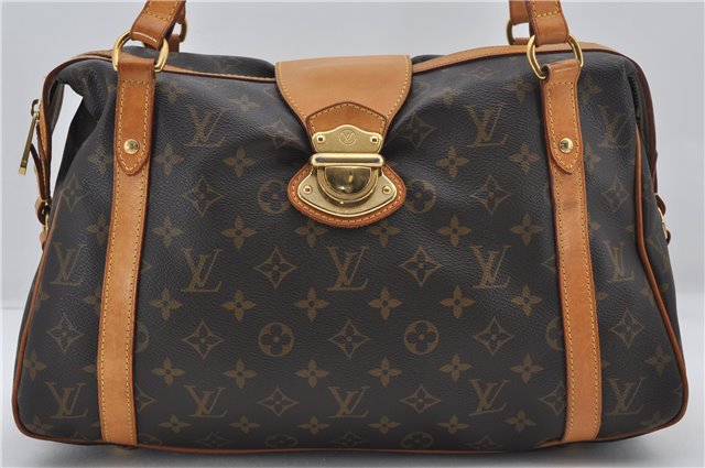 Authentic Louis Vuitton Monogram Stresa PM Shoulder Tote Bag M51186 LV 7804E