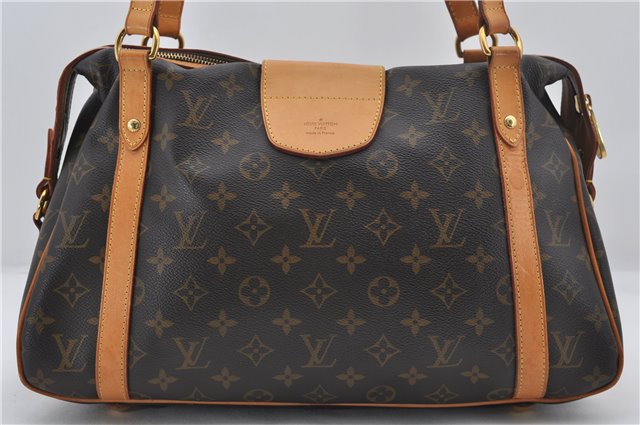 Authentic Louis Vuitton Monogram Stresa PM Shoulder Tote Bag M51186 LV 7804E