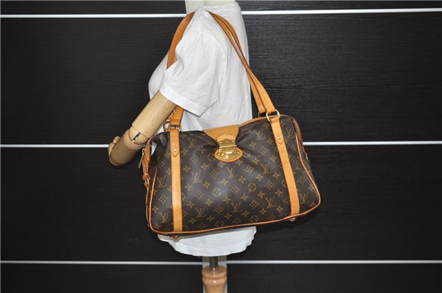 Authentic Louis Vuitton Monogram Stresa PM Shoulder Tote Bag M51186 LV 7804E