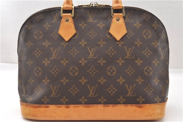 Authentic Louis Vuitton Monogram Alma Hand Bag Purse M51130 LV 7805F