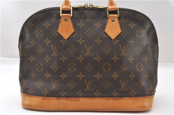 Authentic Louis Vuitton Monogram Alma Hand Bag Purse M51130 LV 7805F