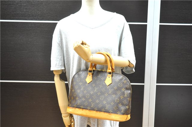 Authentic Louis Vuitton Monogram Alma Hand Bag Purse M51130 LV 7805F