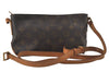 Authentic Louis Vuitton Monogram Trotteur Shoulder Cross Bag M51240 Junk 7806I