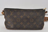 Authentic Louis Vuitton Monogram Trotteur Shoulder Cross Bag M51240 Junk 7806I