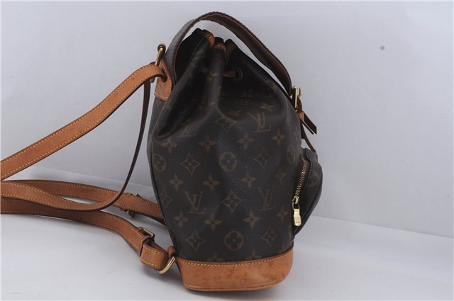 Authentic Louis Vuitton Monogram Montsouris MM Backpack M51136 LV 7808D