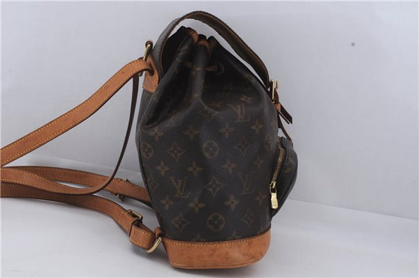 Authentic Louis Vuitton Monogram Montsouris MM Backpack M51136 LV 7808D