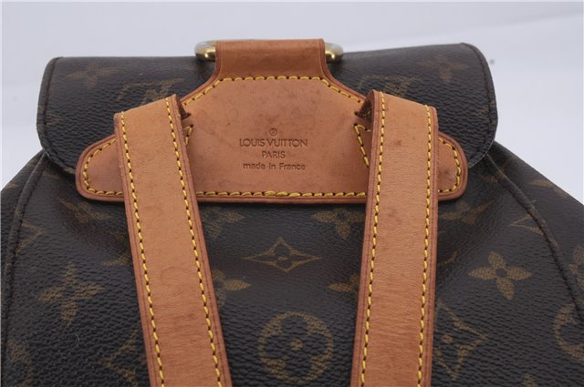 Authentic Louis Vuitton Monogram Montsouris MM Backpack M51136 LV 7808D
