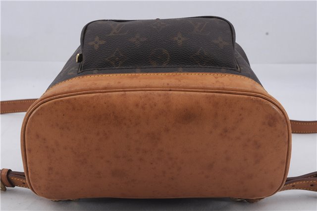 Authentic Louis Vuitton Monogram Montsouris MM Backpack M51136 LV 7808D