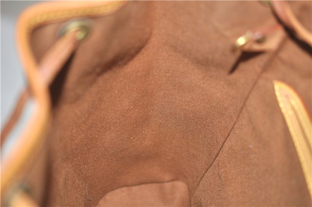 Authentic Louis Vuitton Monogram Montsouris MM Backpack M51136 LV 7808D