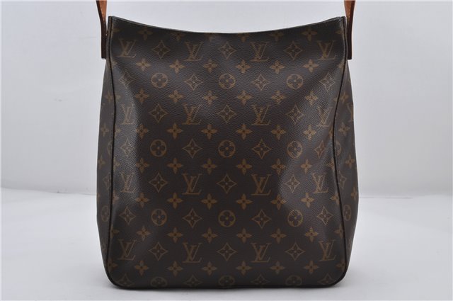 Authentic Louis Vuitton Monogram Looping GM Shoulder Bag M51145 LV 7808E