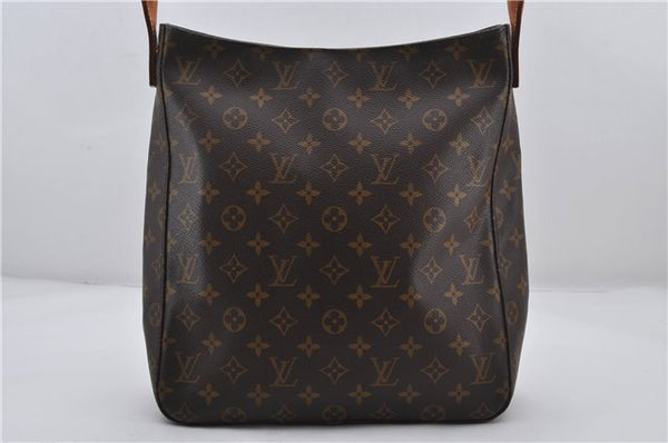 Authentic Louis Vuitton Monogram Looping GM Shoulder Bag M51145 LV 7808E