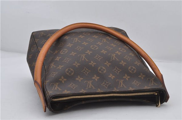 Authentic Louis Vuitton Monogram Looping GM Shoulder Bag M51145 LV 7808E