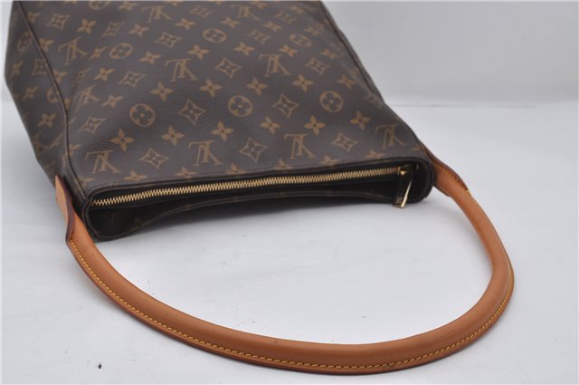 Authentic Louis Vuitton Monogram Looping GM Shoulder Bag M51145 LV 7808E