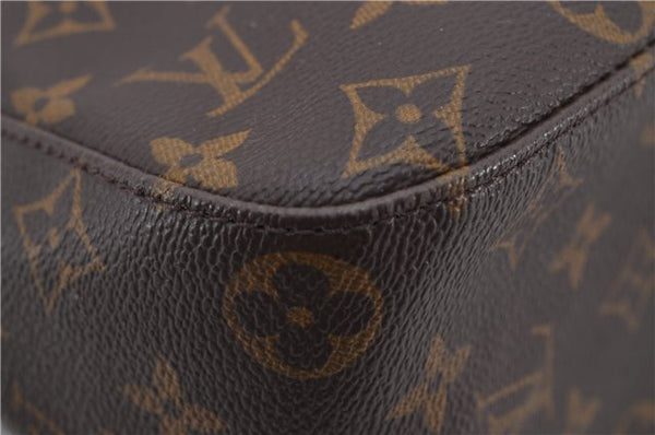 Authentic Louis Vuitton Monogram Looping GM Shoulder Bag M51145 LV 7808E