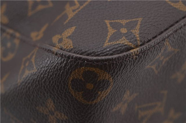 Authentic Louis Vuitton Monogram Looping GM Shoulder Bag M51145 LV 7808E