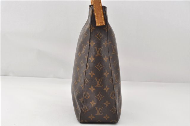 Authentic Louis Vuitton Monogram Looping GM Shoulder Bag M51145 LV 7809E