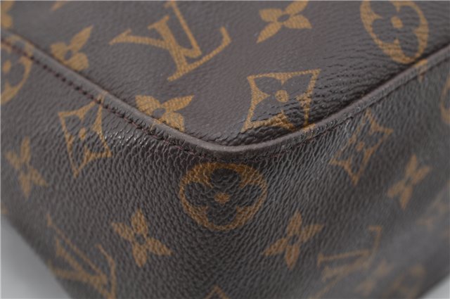 Authentic Louis Vuitton Monogram Looping GM Shoulder Bag M51145 LV 7809E
