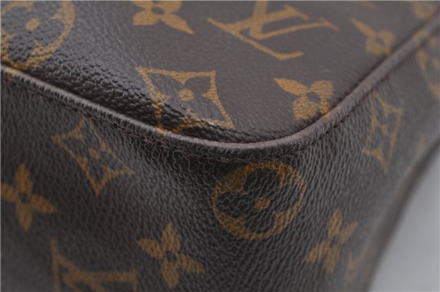 Authentic Louis Vuitton Monogram Looping GM Shoulder Bag M51145 LV 7809E