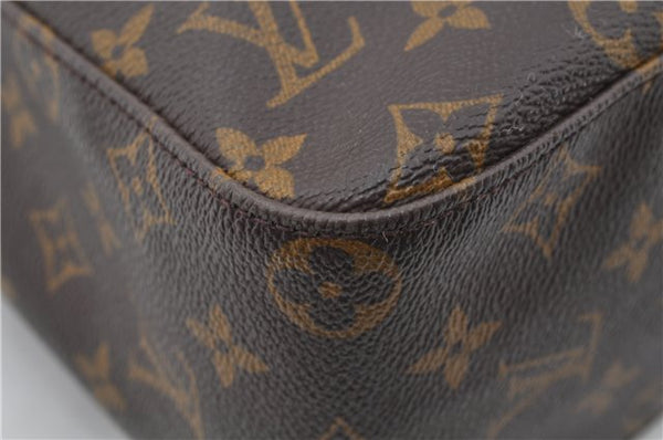 Authentic Louis Vuitton Monogram Looping GM Shoulder Bag M51145 LV 7809E