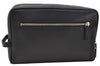 Authentic GUCCI Clutch Hand Bag Purse Leather Black 7810D