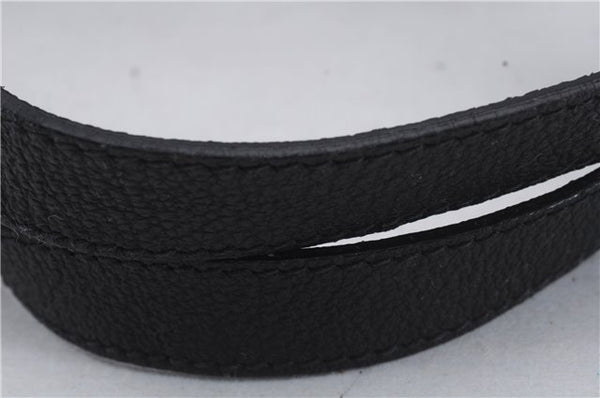 Authentic GUCCI Bamboo Backpack Suede Leather Black 7813D