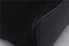 Authentic GUCCI Bamboo Backpack Suede Leather Black 7813D