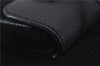 Authentic GUCCI Bamboo Backpack Suede Leather Black 7813D