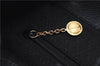 Authentic GUCCI Bamboo Backpack Suede Leather Black 7813D