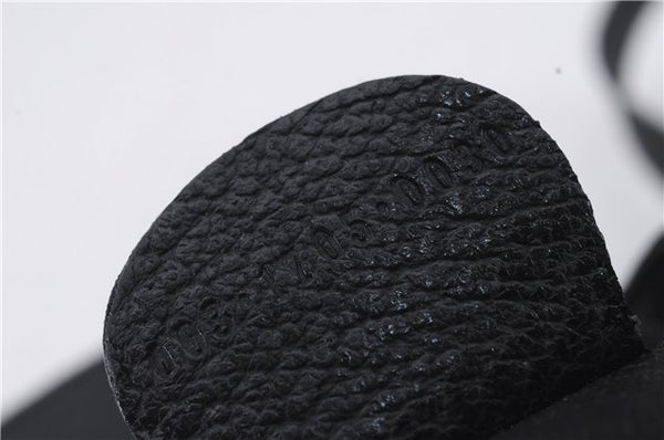 Authentic GUCCI Bamboo Backpack Suede Leather Black 7813D