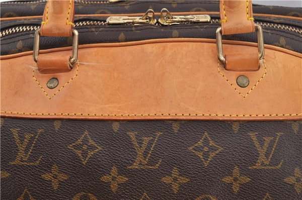 Authentic Louis Vuitton Monogram Alize 2 Poches 2 Way Travel Bag M41392 LV 7813E